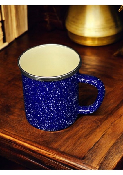 Emaye Kupa Kampçı Kupası Retro Kupa Lacivet 350 ml 8 cm fiyatları