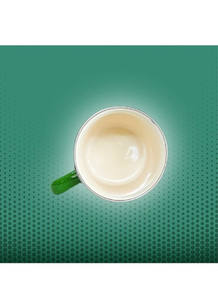 Emaye Kupa Kampçı Kupası Retro Kupa Yeşil 350 ml 8 cm fırsatları