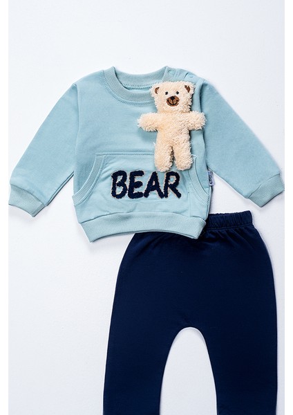 479 6-18 Ay Bear Baskılı Ayı Oyuncaklı Takım