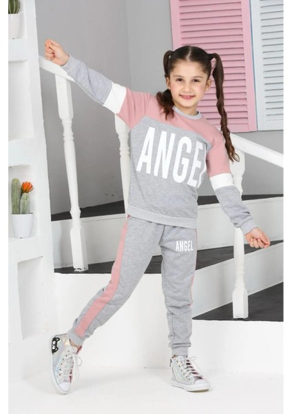 3860 9-13 Yaş Angel Baskılı Iki Iplik Takım