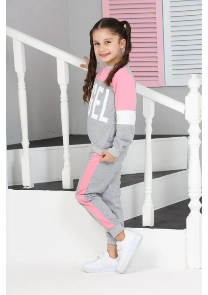 3860 9-13 Yaş Angel Baskılı Iki Iplik Takım modelleri