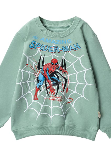 80124 8-12 Yaş Spıder-Man Baskılı Sweat fiyatları