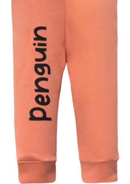 1056 6-18 Ay Düğmeli Penguen Baskılı Cepli Pijama Takım fırsatları