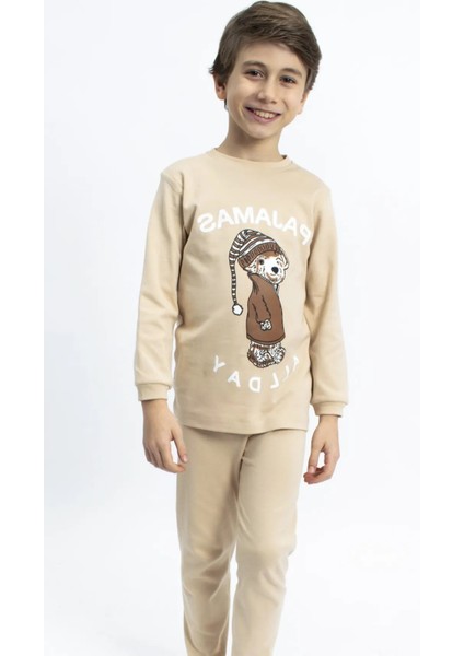 5062 8-10 Yaş Pajamas All Day Baskılı Erkek Pijama Takımı indirimleri