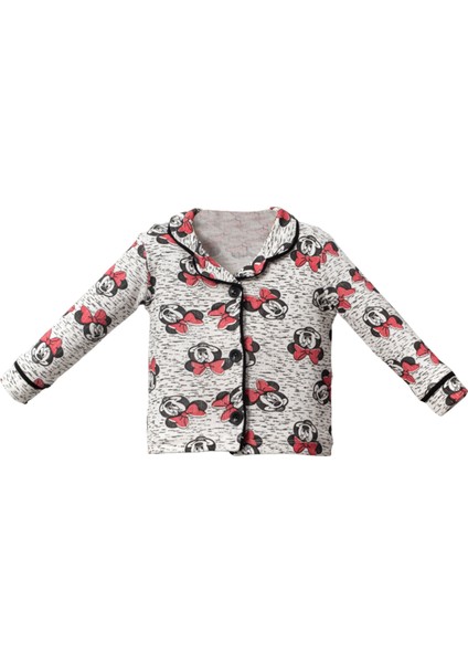 1069 6-18 Ay Minnie Baskılı Düğmeli Pijama Takım fiyatları