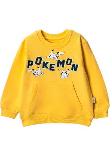 30324 3-7 Yaş Pokemon Baskılı Sweat