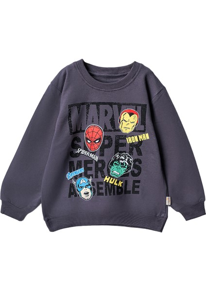 80324 8-12 Yaş Iron Man Bask. Sweat