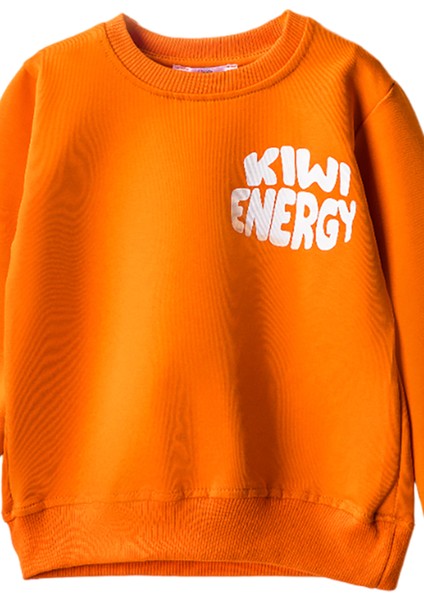 252006 3-7 Yaş Kıwı Energy Baskılı Sweat