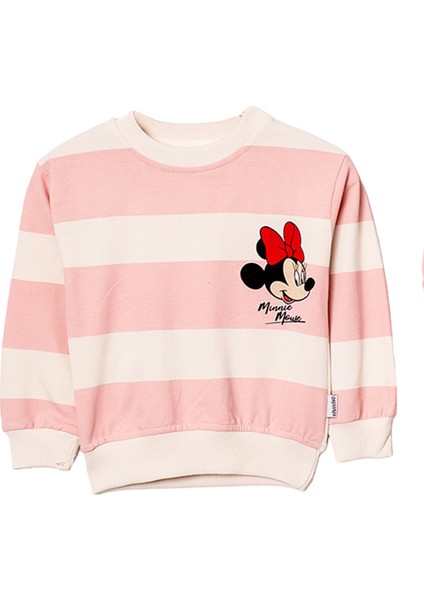 24415 2-5 Yaş Kız Minnie Mouse Baskılı Çizgili 2li Takım fiyatları