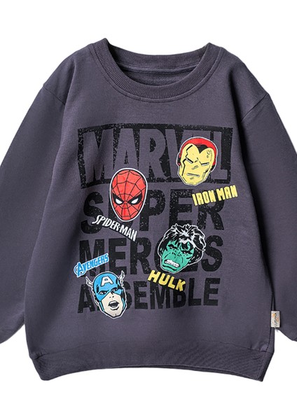 80324 8-12 Yaş Iron Man Bask. Sweat