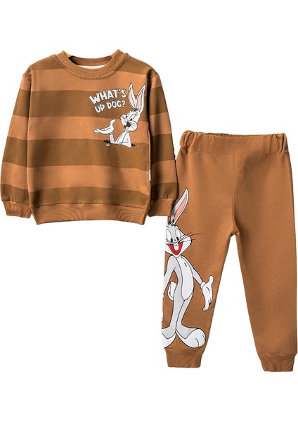 24411 2-5 Yaş Erkek Bugs Bunny Baskılı 2li Takım