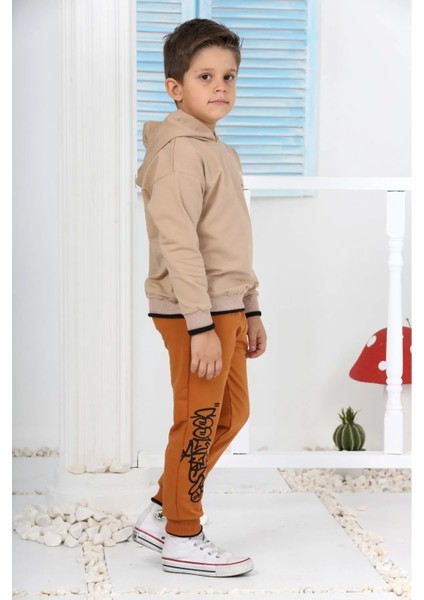 P3599 3-8 Yaş Goca Grew Baskılı Takım fırsatları
