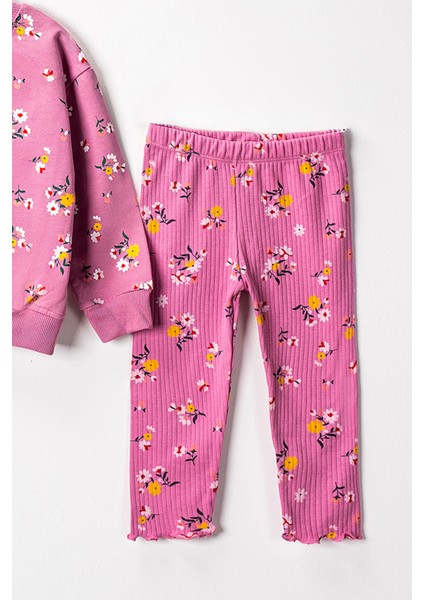 9878 2-5 Yaş Çiçekli Raporlu 2 Iplik Takım modelleri