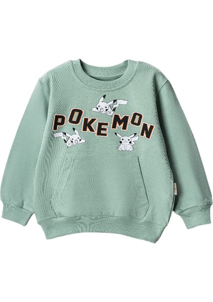 30324 3-7 Yaş Pokemon Baskılı Sweat