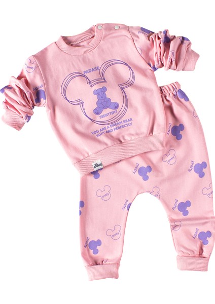 1081 6-18 Ay Pretty Baskılı 2'li Takım