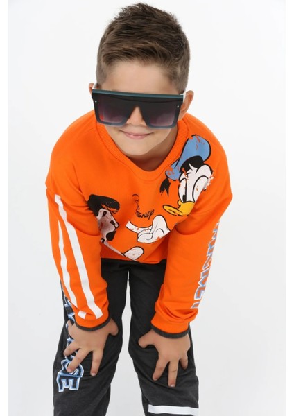 Zm 23560 3-8 Yaş Donald Mickey Baskılı Takım