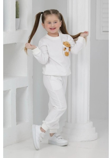 3064 3-7 Yaş Ayıcık Detaylı Kız Takım fiyatları