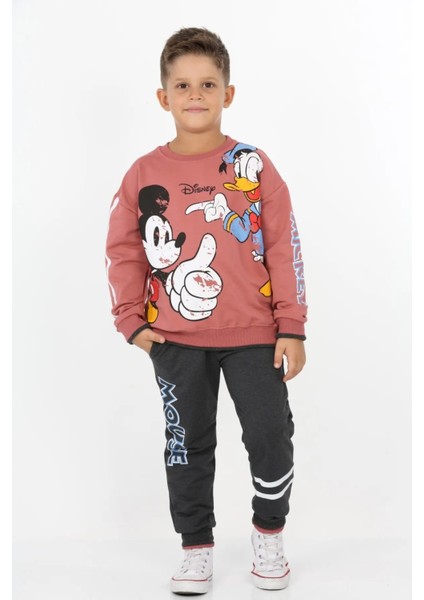 Zm 23560 3-8 Yaş Donald Mickey Baskılı Takım