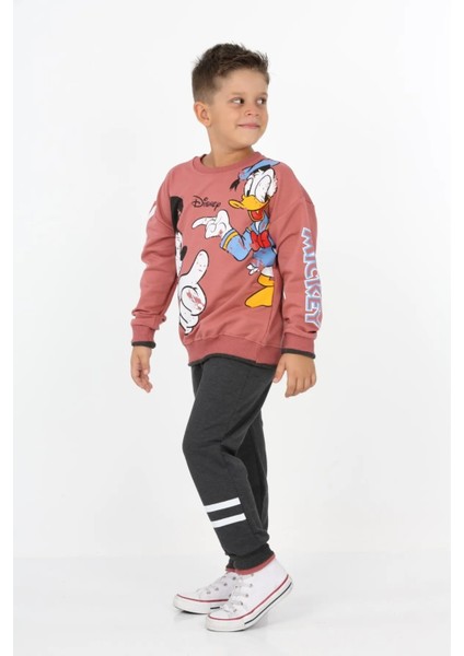 Zm 23560 3-8 Yaş Donald Mickey Baskılı Takım