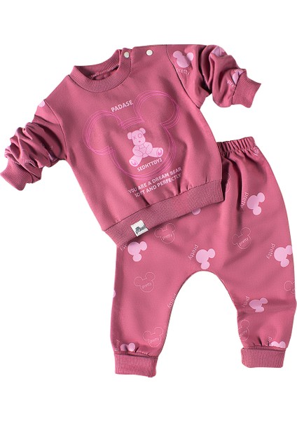 1081 6-18 Ay Pretty Baskılı 2'li Takım