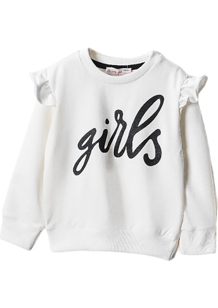 19550-1 5-8 Yaş Girls Baskılı 2li Takım