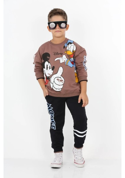 Zm 23560 3-8 Yaş Donald Mickey Baskılı Takım