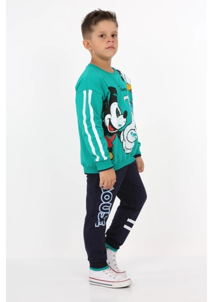Zm 23560 3-8 Yaş Donald Mickey Baskılı Takım