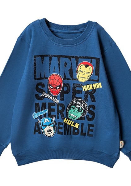 80324 8-12 Yaş Iron Man Bask. Sweat