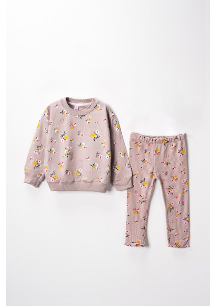 9878 2-5 Yaş Çiçekli Raporlu 2 Iplik Takım