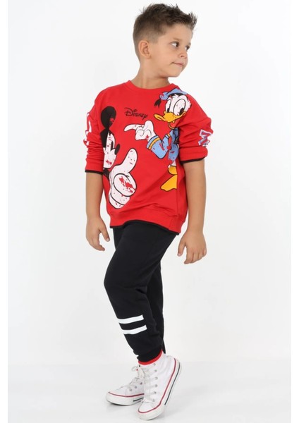 Zm 23560 3-8 Yaş Donald Mickey Baskılı Takım