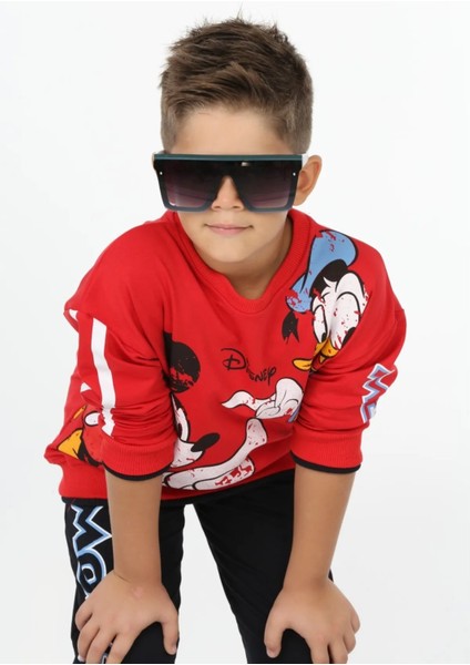Zm 23560 3-8 Yaş Donald Mickey Baskılı Takım