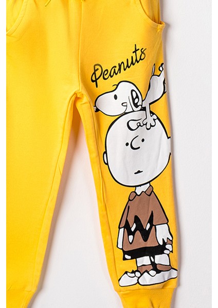 1076 3-7 Yaş Peanuts Baskılı Takım
