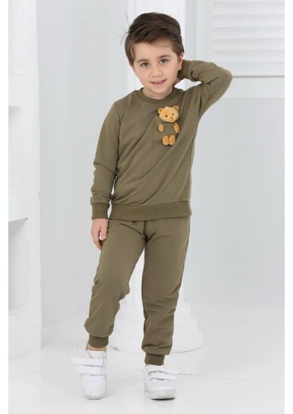 3065 3-7 Yaş Ayıcık Detaylı Erkek Takım modelleri