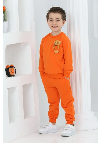 3065 3-7 Yaş Ayıcık Detaylı Erkek Takım fiyatları