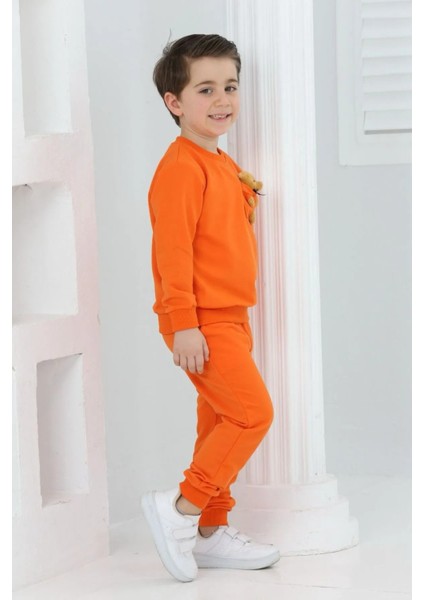 3065 3-7 Yaş Ayıcık Detaylı Erkek Takım fırsatları