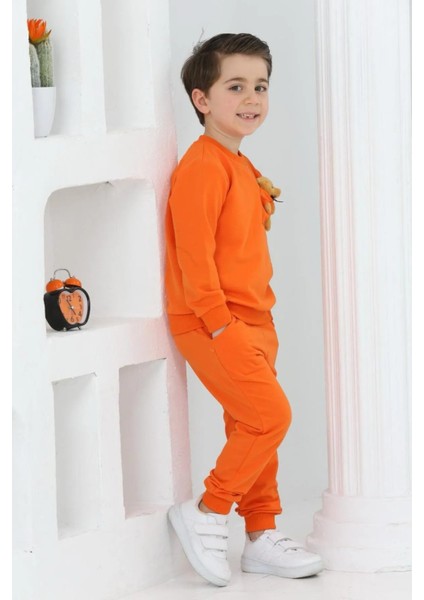 3065 3-7 Yaş Ayıcık Detaylı Erkek Takım indirimleri