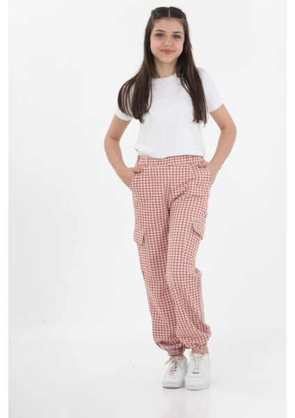 3010 9-13 Yaş Komando Cep Paça Lastikli Pantolon