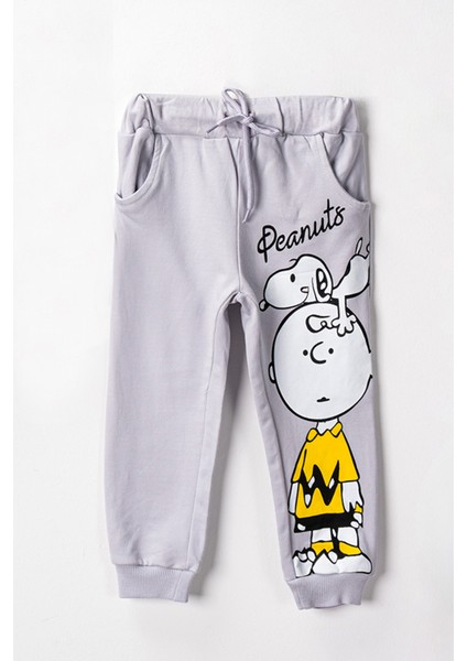 1076 3-7 Yaş Peanuts Baskılı Takım