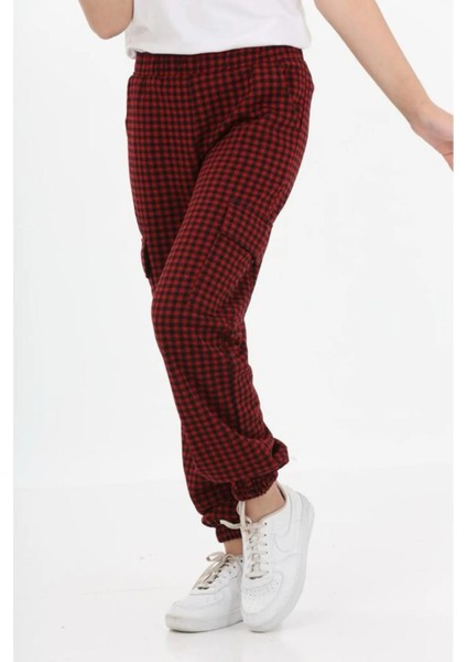 3010 9-13 Yaş Komando Cep Paça Lastikli Pantolon modelleri