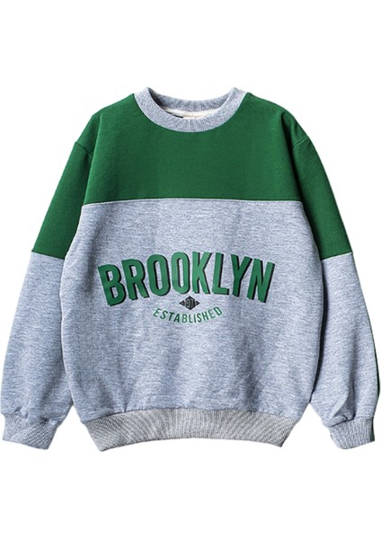 3876 3-7 Yaş Brooklyn Baskılı Iki Iplik Takım