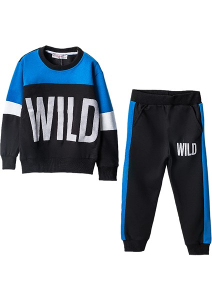 3857 9-13 Yaş Wıld Baskılı Iki Iplik Takım