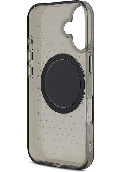 Apple iPhone 16 Plus Kılıf Mercedes-Benz Orjinal Lisanslı Magsafe Özellik Yıldız Desenli Transparan Siyah fırsatları