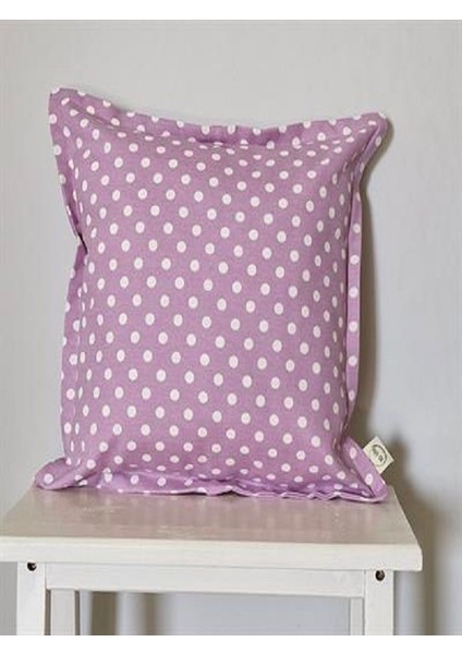 Puantiyeli Duck Keten Kırlent