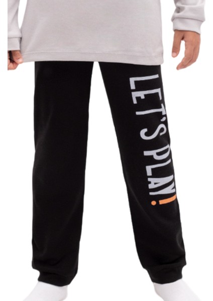 5078 7-10 Yaş Lets Play Baskılı Pijama Takım modelleri