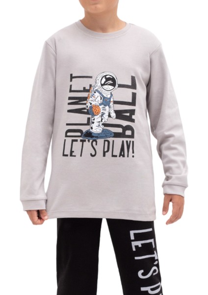 5079 10-13 Yaş Lets Play Baskılı Pijama Takım fiyatları