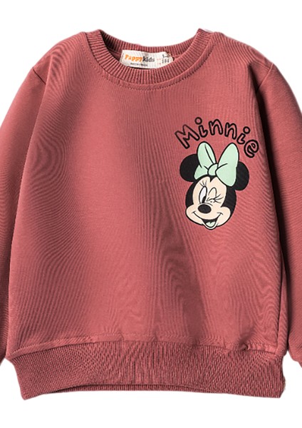 242000 3-7 Yaş Minnie Baskılı Sweat fiyatları