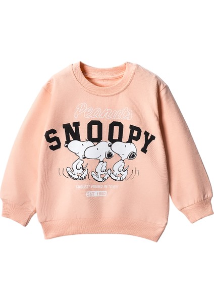 301624 3-7 Yaş Snoopy Baskılı Sweat