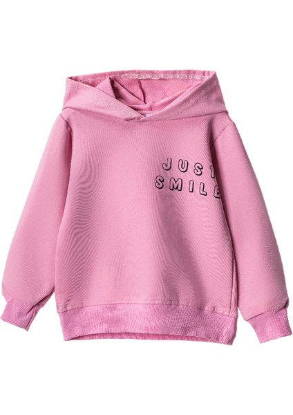252010 3-7 Yaş Just Smıle Baskılı Sweat