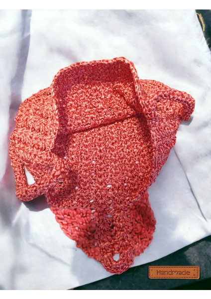 El Işi Handmade Tasarım Örgü Omuz Çantası Gül Kurusu fırsatları