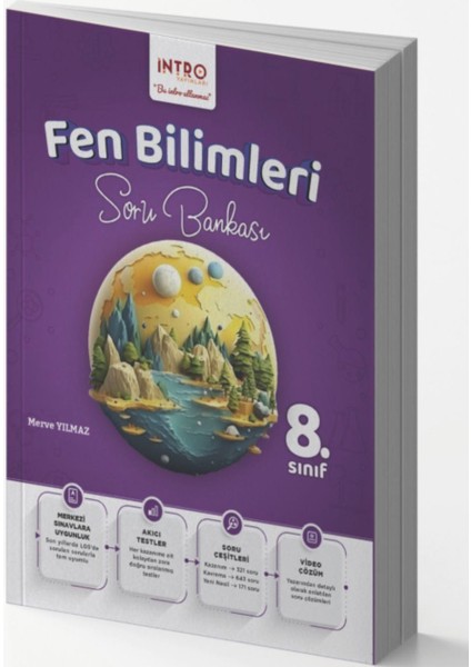 Intro Yayınları 8. Sınıf Fen Bilimleri Soru Bankası